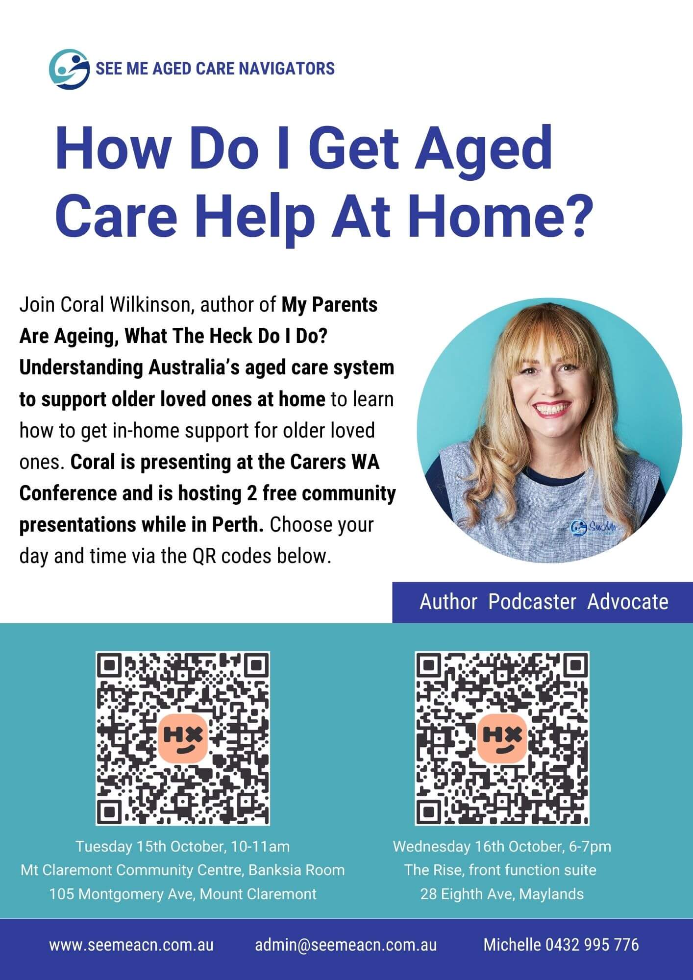 How Do I Get Aged Care Help At Home? Free aged care event in Perth